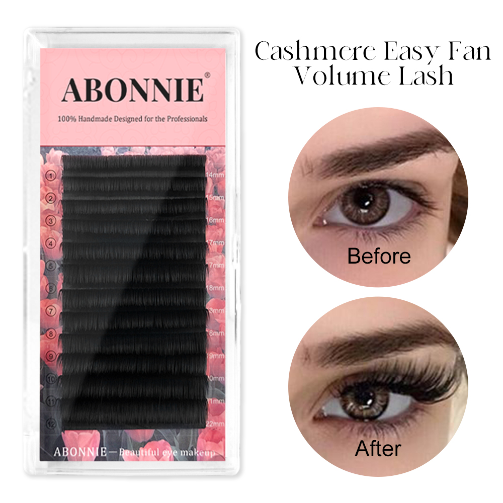 Eyelash Extension Russian Volume - Abonnie fácil fanning extensões de cílios