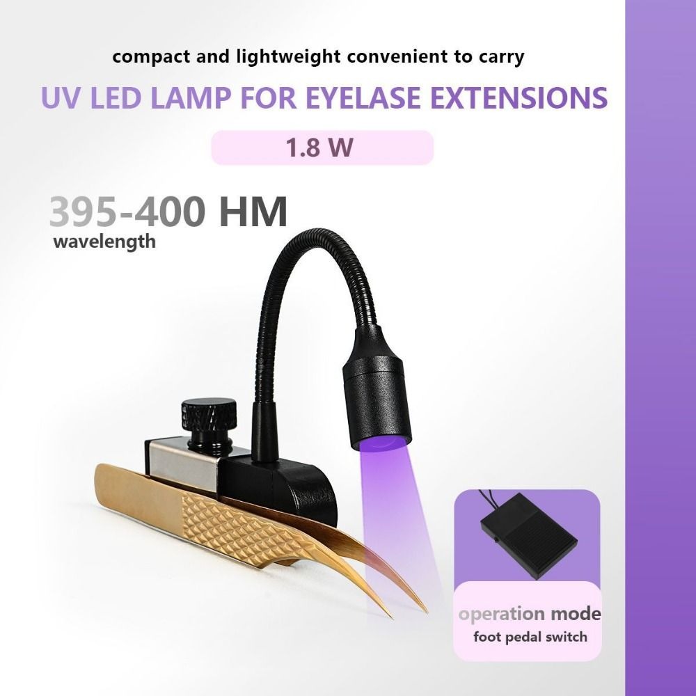 Eyelash Extension Uv - Luz UV Portátil para Extensões de