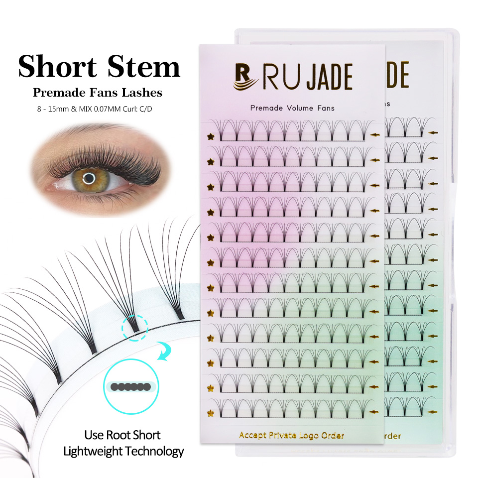 Eyelash Extension Russian Volume - Rujade haste curta 3d 4d 5d