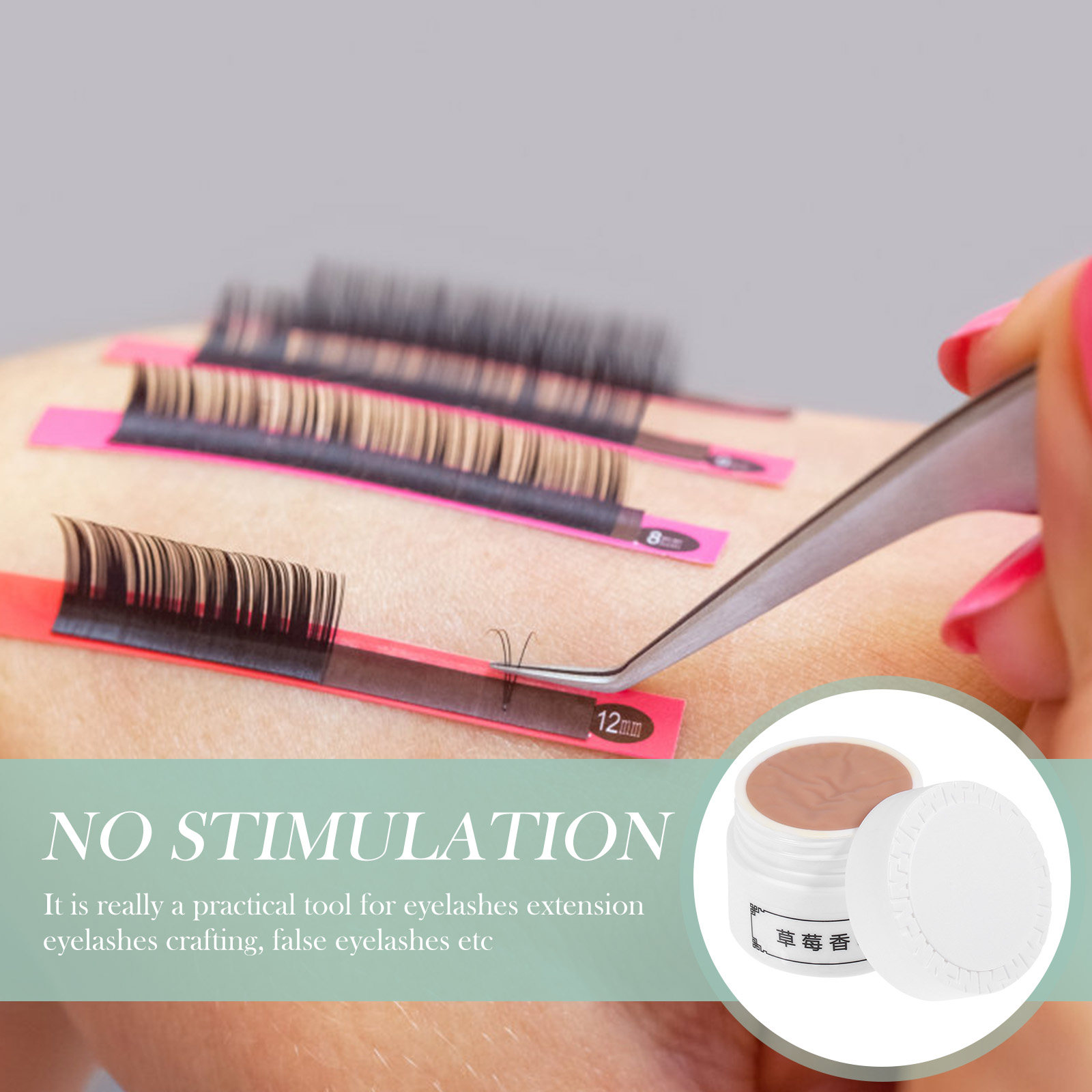 Eyelash Extension Eye Irritation - Creme Removedor de Cílios Postiços 12G,