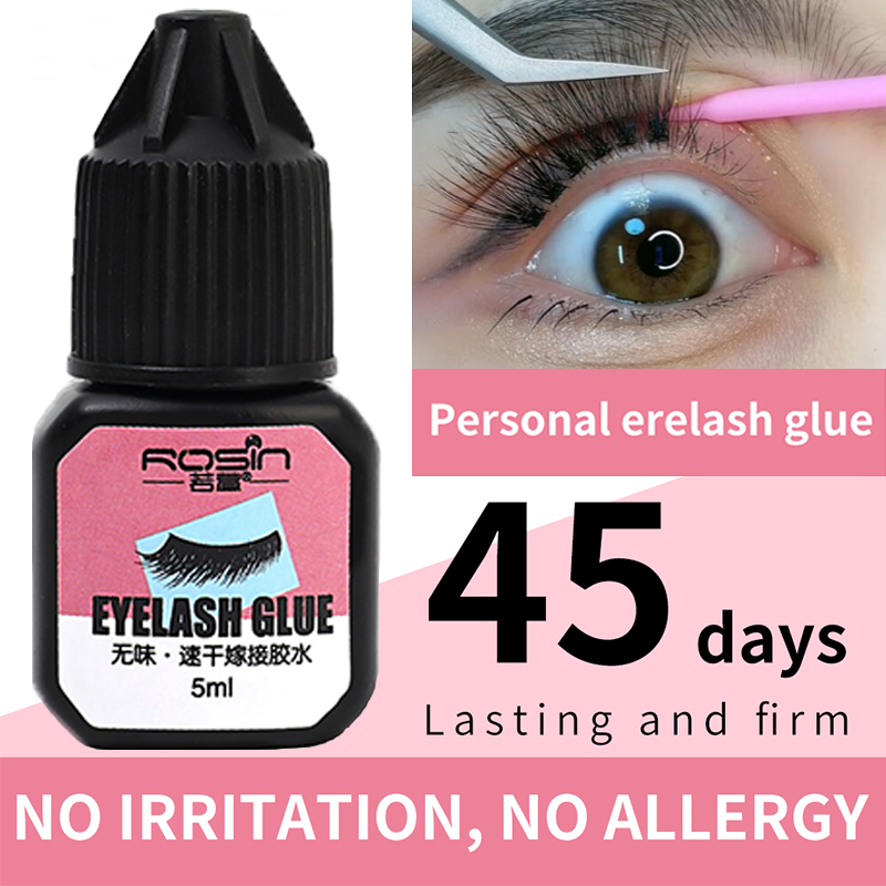 Eyelash Extension Permanent - Cola preta para extensão de cílios,