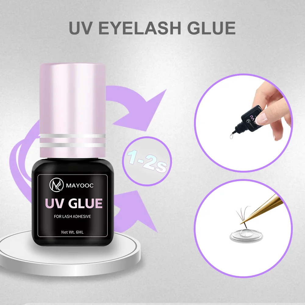 Mayoco secagem rápida 0.1s uv  - Eyelash Extension Uv avaliação e preço