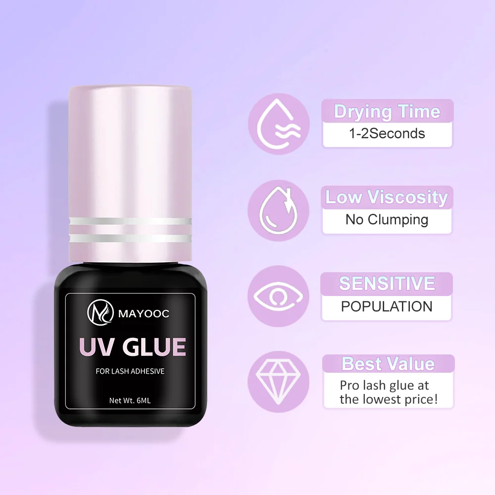 Mayoco secagem rápida 0.1s uv  - Eyelash Extension Uv avaliação e preço