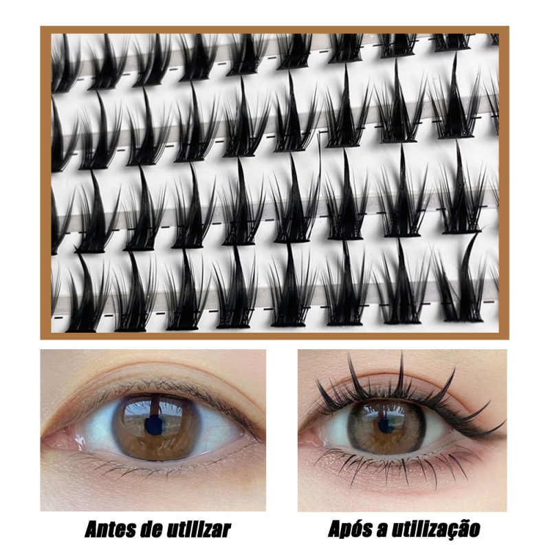 Cílios Postiços Russos de Viso - Eyelash Extension Russian Volume avaliação e preço