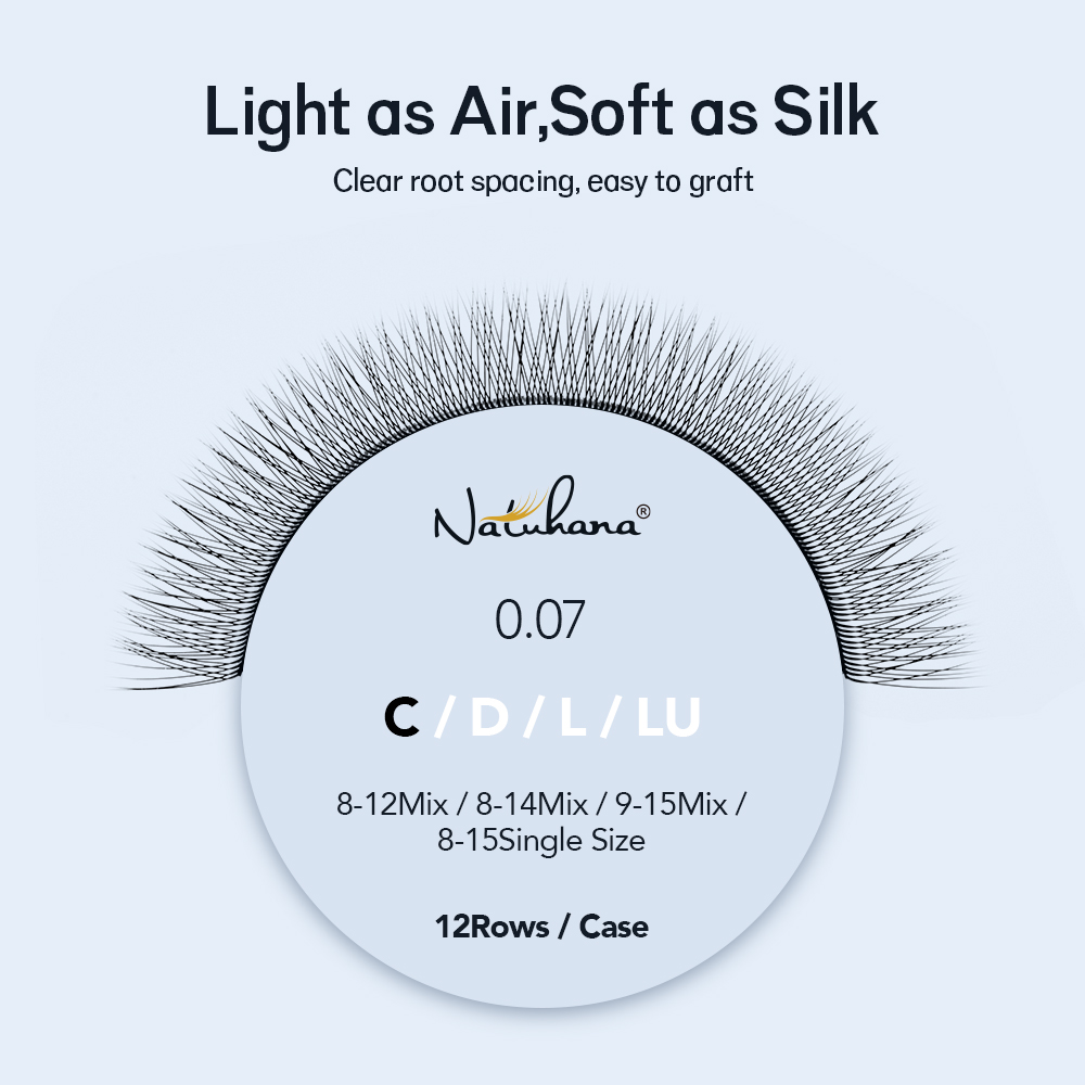 Natuhana única ponta 2d yy cíl - Eyelash Extension Single Lash avaliação e preço