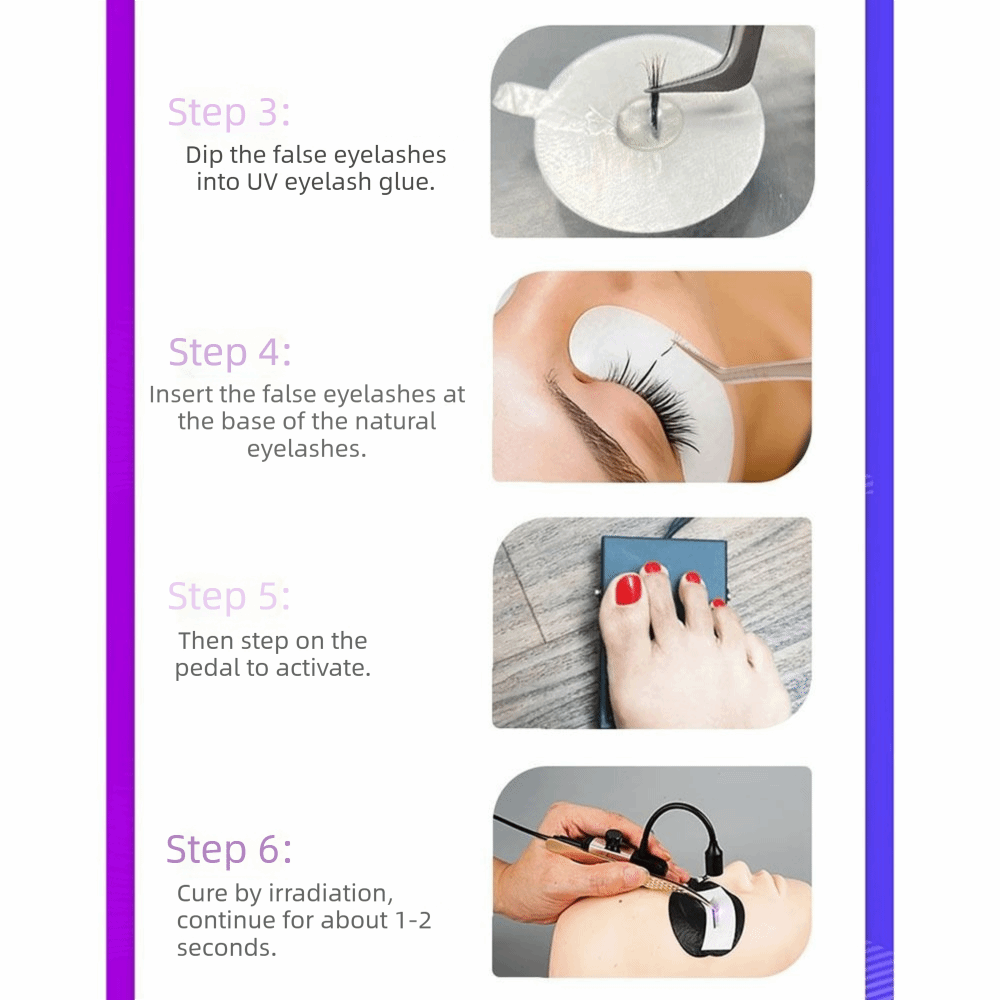 Luz UV Portátil para Extensões - Eyelash Extension Uv avaliação e preço