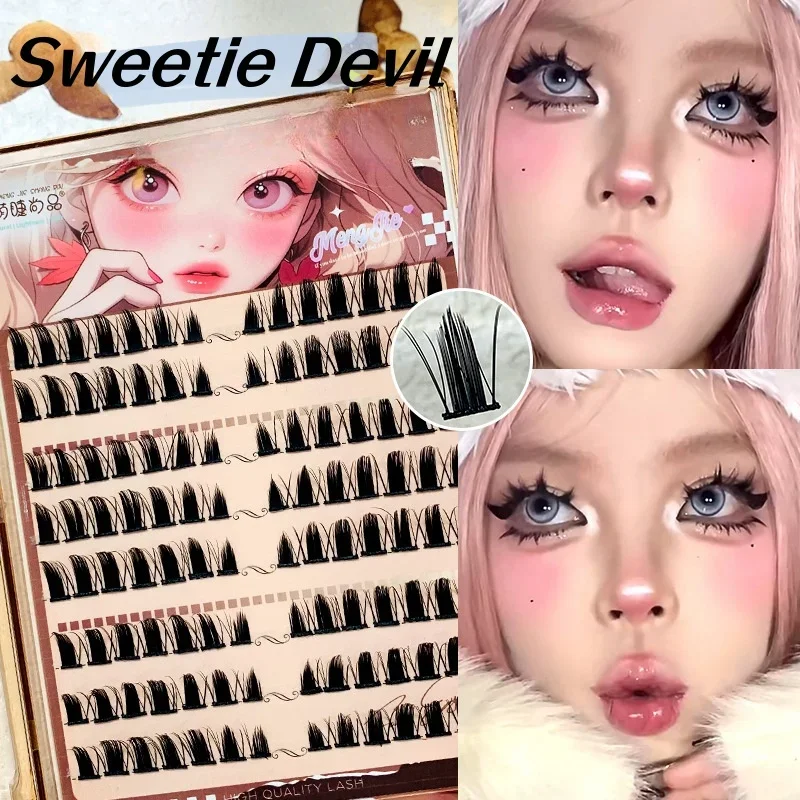 Pequeno diabo cílios postiços  - Eyelash Extension Single Lash avaliação e preço