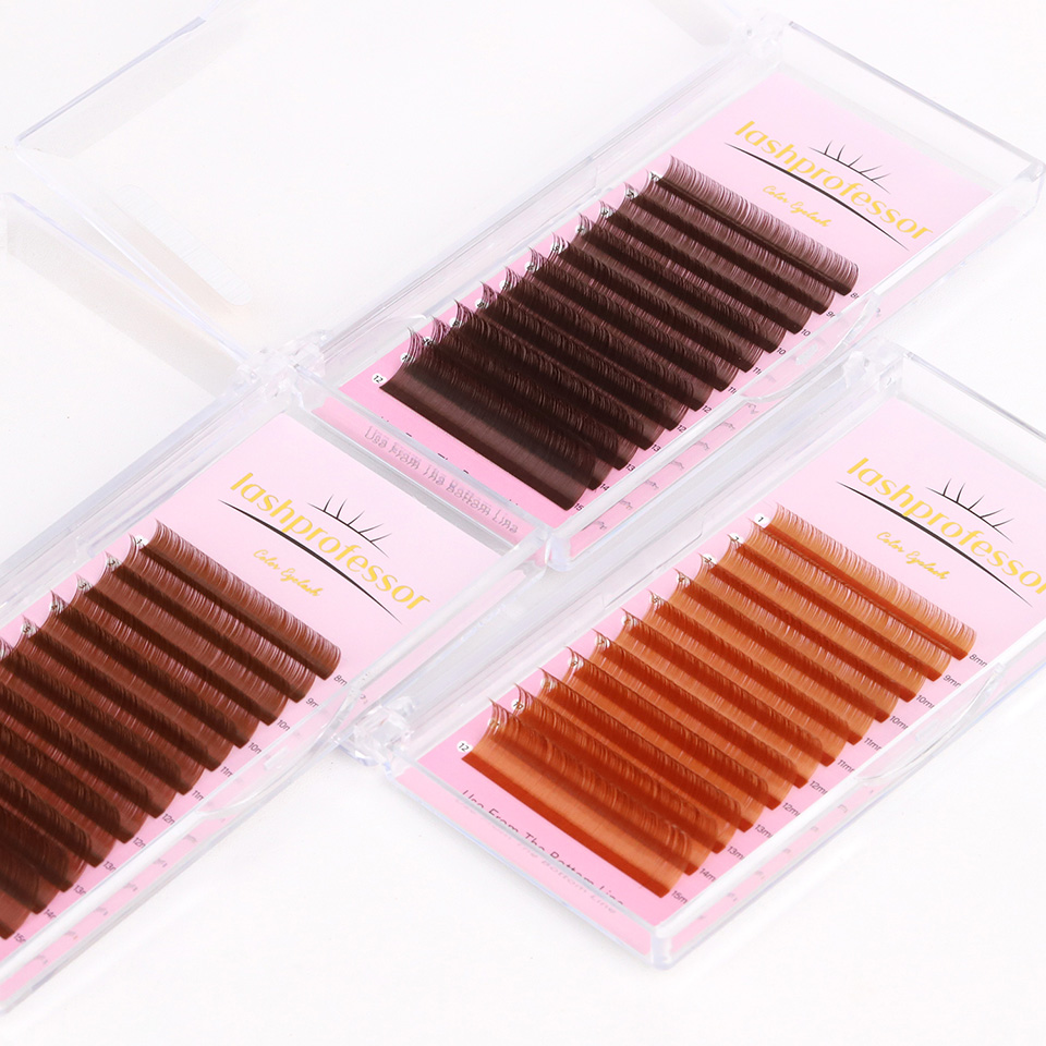 Extensão de cílios marrom escu - Eyelash Extension Russian Volume avaliação e preço