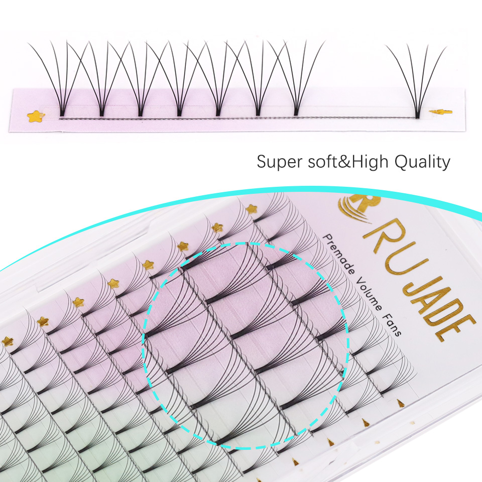 Rujade haste curta 3d 4d 5d 6d - Eyelash Extension Russian Volume avaliação e preço