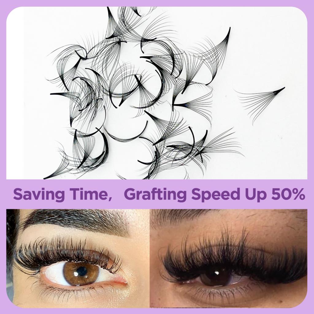 Tbestt pré-fabricados fãs cíli - Eyelash Extension Russian Volume avaliação e preço