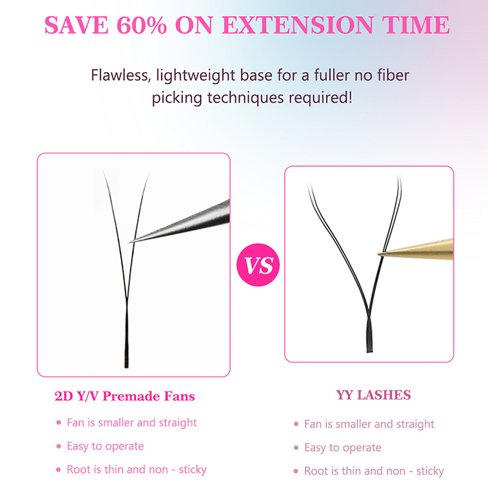 RUJADE Cílios em Forma de Y 2D - Eyelash Extension Single Lash avaliação e preço