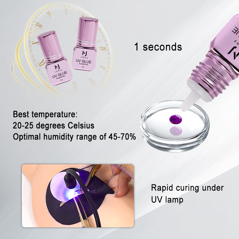 JOMAY 3 Frascos de Cola UV de  - Eyelash Extension Uv avaliação e preço