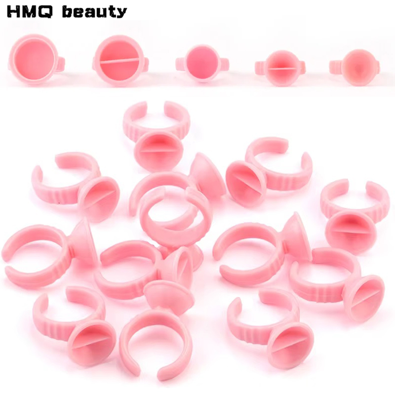 100 pcs Anéis de Cola Descartá - Eyelash Extension Permanent avaliação e preço